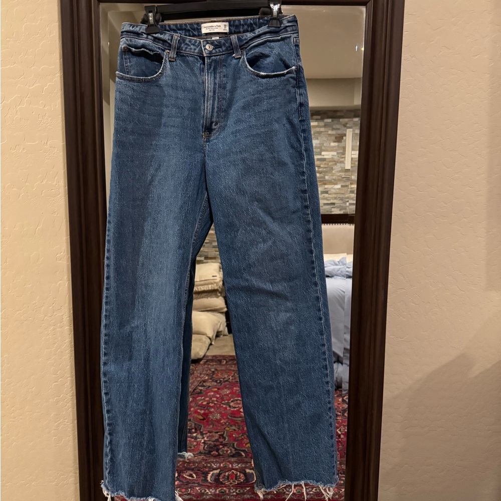 Abercrombie & Fitch High Rise Blue Jeans